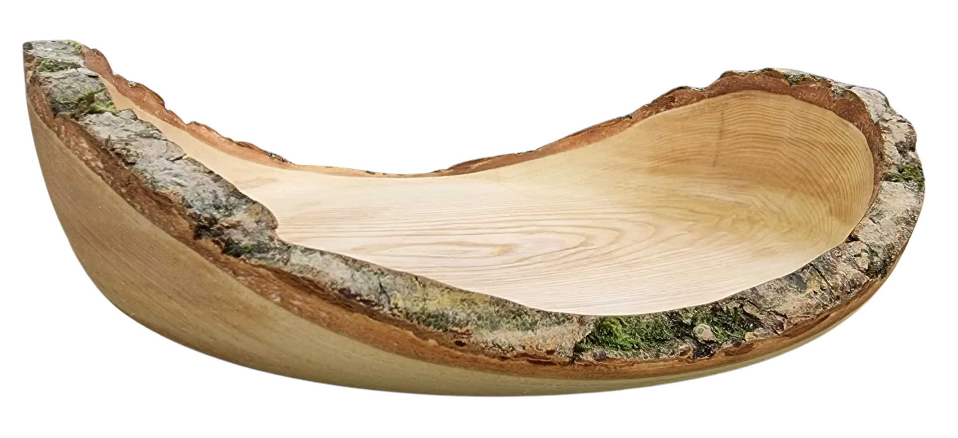 Eschenschale mit Rinde