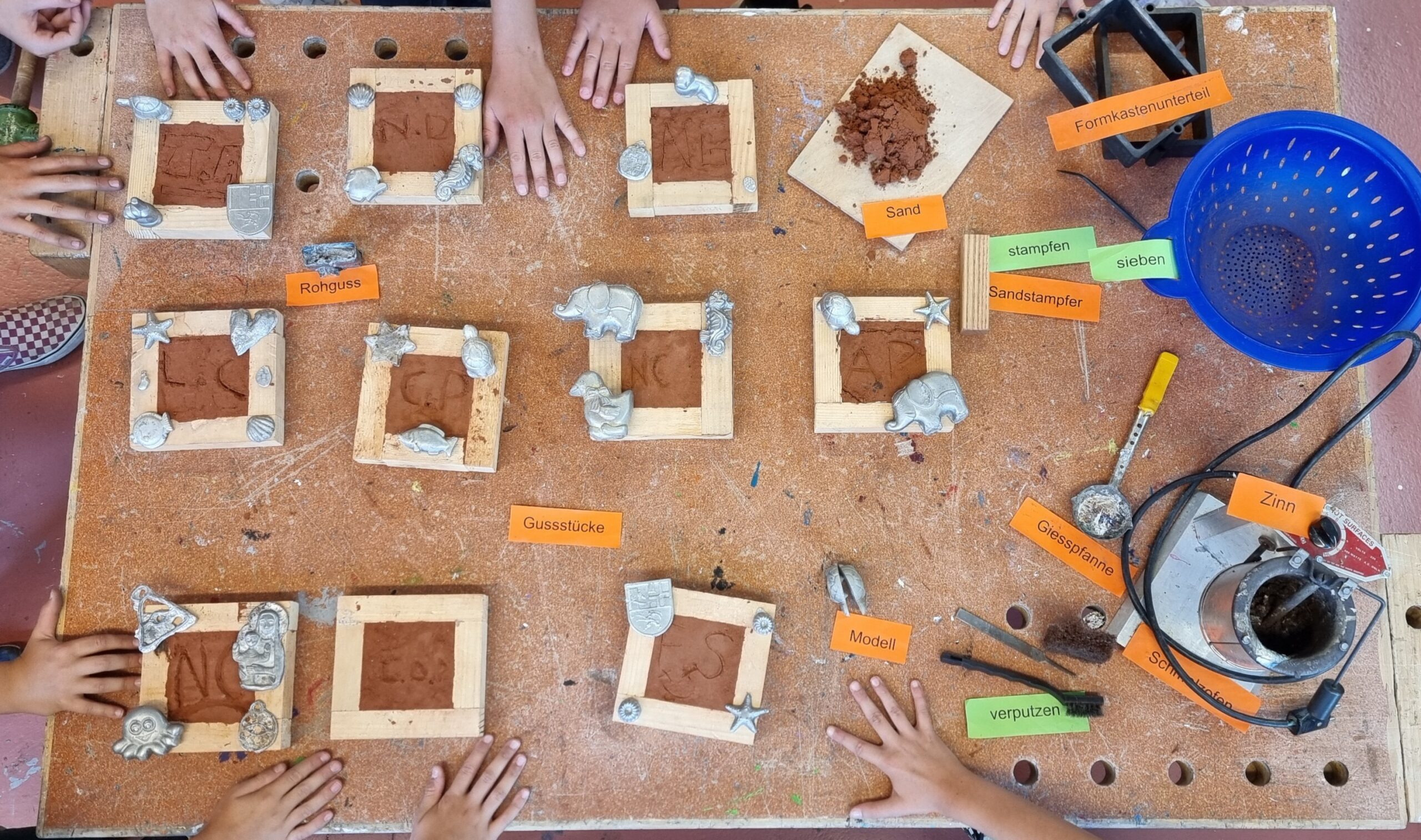 Zinnguss – Ferienpass Bonaduz